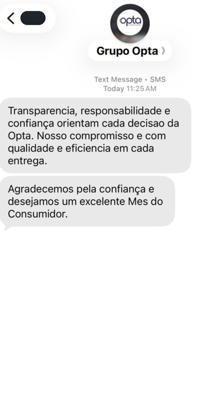 Opta Sender - Ideal para empresas que precisam enviar SMS em grande volume com controle, automação e rastreamento completo de cada campanha.