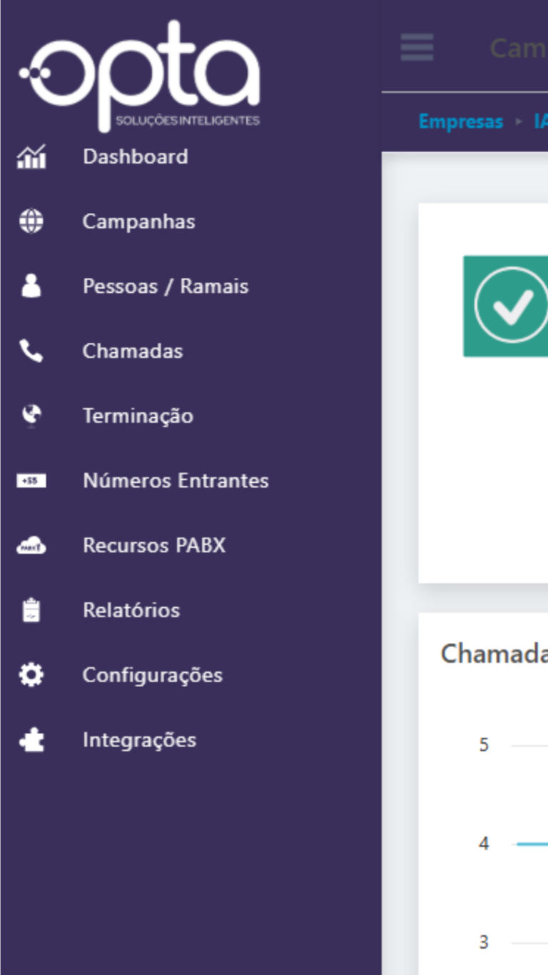 Opta Voice - Ideal para centrais de atendimento, equipes comerciais, operações de cobrança e empresas que utilizam o canal de voz como parte relevante da experiência do cliente ou da conversão.